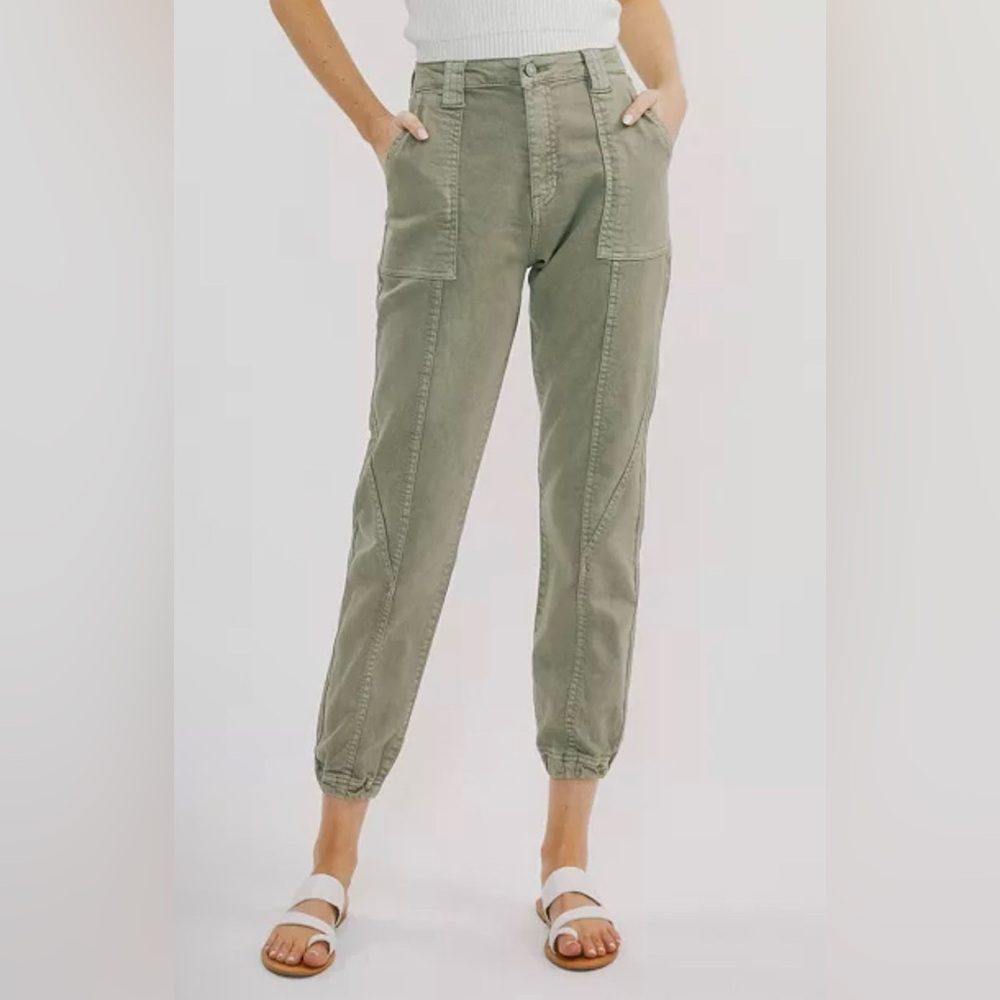 Olive green Kancan jeans NEW size 3/25